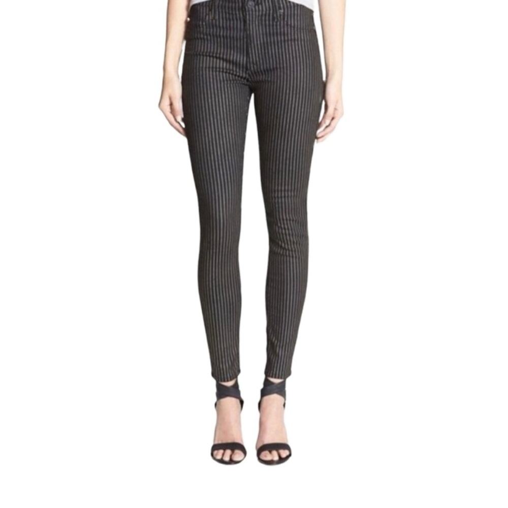 Hudson Jeans Krista Super Skinny Stripe Size 27